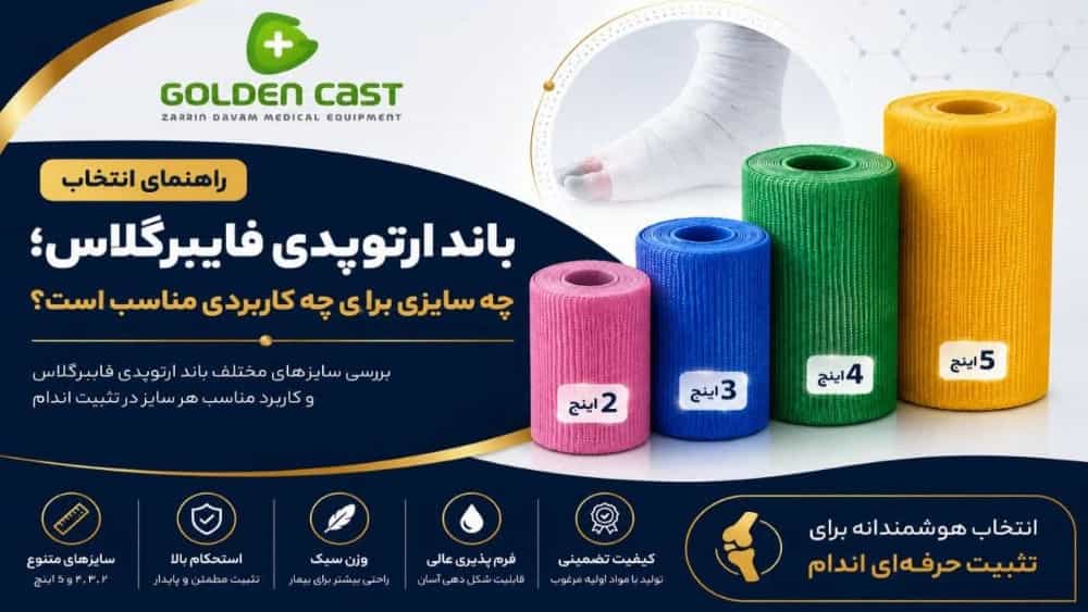 راهنمای انتخاب باند ارتوپدی فایبر گلاس